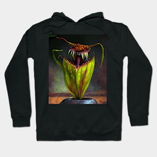 Botanical Carnivore Abstract Pitcher Plant Nepenthes Hoodie